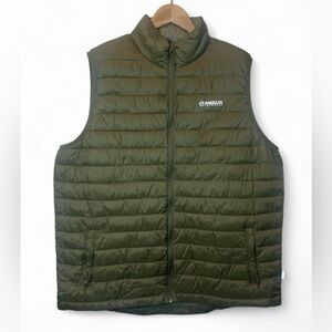 Magellan Outdoors Zip‎ Front Outdoor Lightweight Puffer Vest Green 2XL Gorpcore